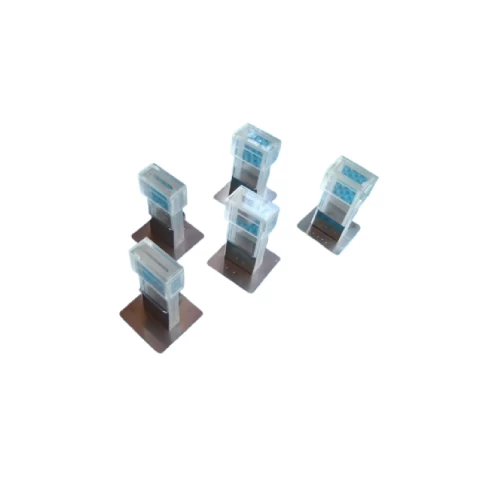 CONJUNTO DE 05 CAIXAS C/ SUPORTE DE INOX P/ IMUNOISTOQUIMICA 
