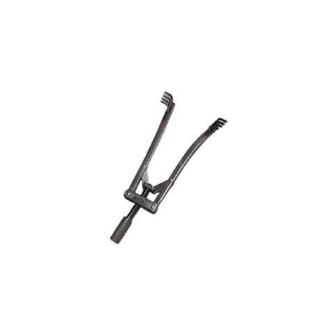 AFASTADOR ALM 10CM COM GARRA 4X4MM - PONTA ROMBA
